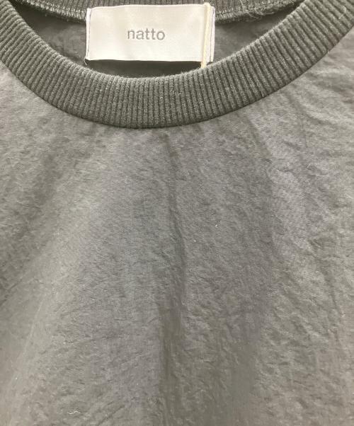natto（ナット）natto (ナット) compact nylon pullover ブラック サイズ:FREE 未使用品の古着・服飾アイテム