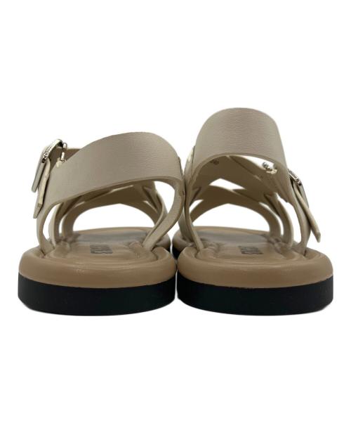 STACCATO（スタッカート）STACCATO (スタッカート) グラディエータースマッシュサンダル ベージュ サイズ:24cmの古着・服飾アイテム
