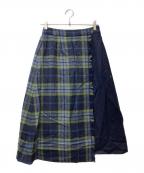 O'NEIL OF DUBLINオニールオブダブリン）の古着「ウールフリンジラップスカート」
