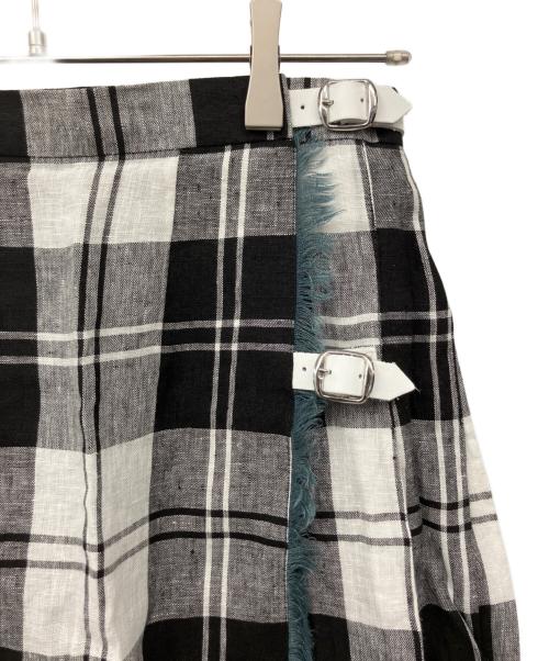 O'NEIL OF DUBLIN（オニールオブダブリン）O'NEIL OF DUBLIN (オニールオブダブリン) UNITED ARROWS (ユナイテッドアローズ) リネンキルトスカート サイズ:42の古着・服飾アイテム