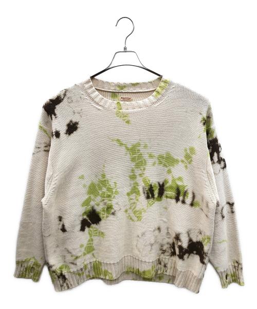 KAPITAL（キャピタル）KAPITAL (キャピタル) 5G綿ニット クルーセーター グリーン サイズ:1の古着・服飾アイテム