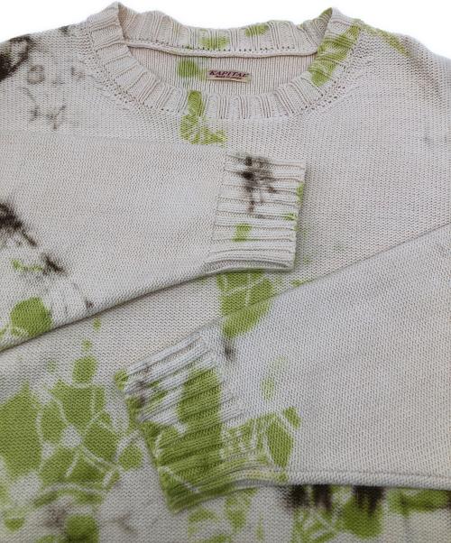 KAPITAL（キャピタル）KAPITAL (キャピタル) 5G綿ニット クルーセーター グリーン サイズ:1の古着・服飾アイテム