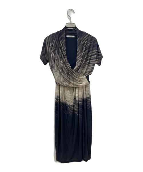 MaxMara（マックスマーラ）MaxMara (マックスマーラ) ジャージーワンピース ベージュ サイズ:38の古着・服飾アイテム