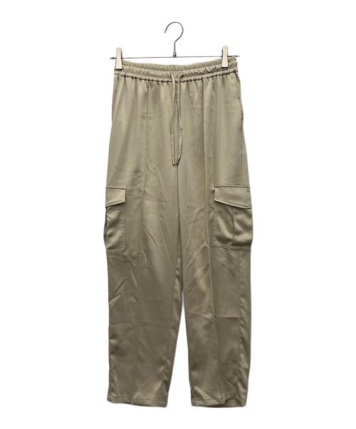 MICA&DEAL（マイカアンドディール）MICA&DEAL (マイカアンドディール) サテンカーゴパンツ ベージュ サイズ:FREEの古着・服飾アイテム