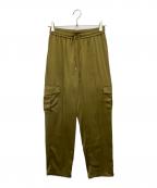 MICA&DEALマイカアンドディール）の古着「サテンカーゴパンツ」｜カーキ