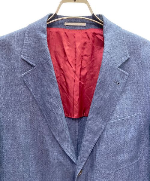 BRUNELLO CUCINELLI（ブルネロクチネリ）BRUNELLO CUCINELLI (ブルネロクチネリ) リネン セットアップ スーツ インディゴ サイズ:46の古着・服飾アイテム