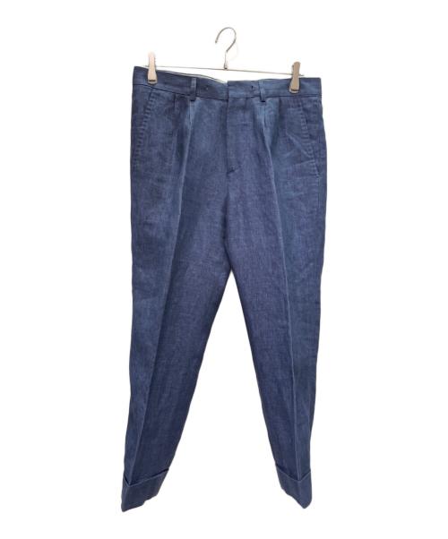 BRUNELLO CUCINELLI（ブルネロクチネリ）BRUNELLO CUCINELLI (ブルネロクチネリ) リネン セットアップ スーツ インディゴ サイズ:46の古着・服飾アイテム