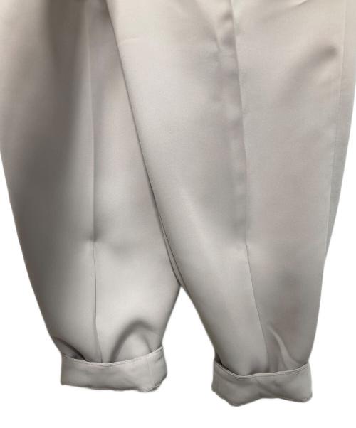 IENA（イエナ）IENA (イエナ) ＆NAVYカーブテーパードパンツ ライトグレー サイズ:36の古着・服飾アイテム