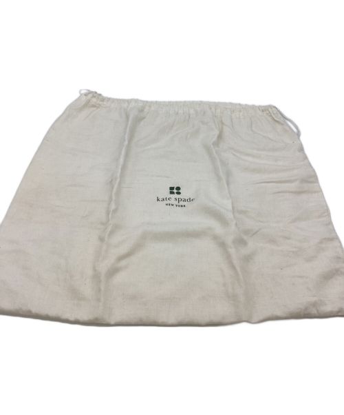 Kate Spade（ケイトスペード）Kate Spade (ケイトスペード) バスケットストローハンドバッグ ブラウンの古着・服飾アイテム