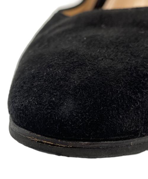 Gianvito Rossi（ジャンヴィト ロッシ）Gianvito Rossi (ジャンヴィト・ロッシ) スウェードパンプス ブラック サイズ:36の古着・服飾アイテム