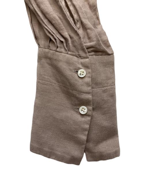 CHAOS（カオス）Chaos (カオス) モルガンカディーシャツ ブラウン サイズ:Fの古着・服飾アイテム