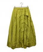 AULAオーラ）の古着「Peace Work Long Sk」｜イエロー