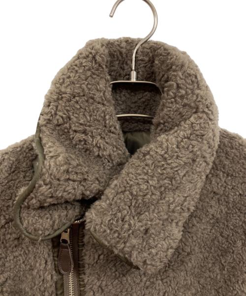 CASA FLINE（カーサフライン）CASA FLINE (カーサフライン) ステンカラーボアリバーシブルJKコート オリーブ サイズ:Freeの古着・服飾アイテム