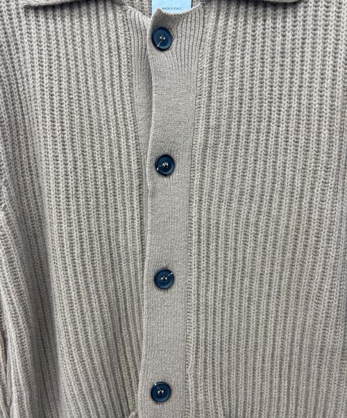 BIBLIOTHECA（ビブリアテカ）BIBLIOTHECA (ビブリアテカ) BEAMS F (ビームスエフ) ウールカシミヤシャツカーディガン ベージュ サイズ:Mの古着・服飾アイテム