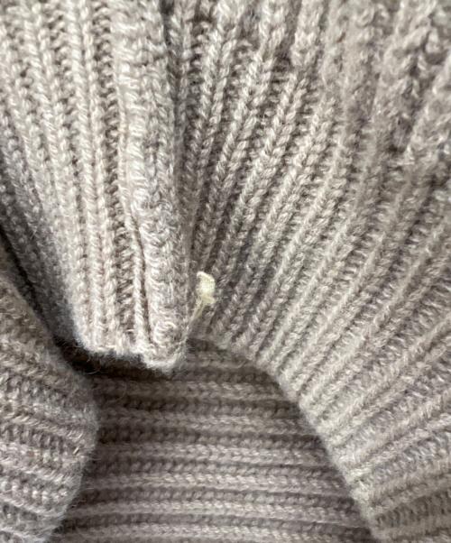 BIBLIOTHECA（ビブリアテカ）BIBLIOTHECA (ビブリアテカ) BEAMS F (ビームスエフ) ウールカシミヤシャツカーディガン ベージュ サイズ:Mの古着・服飾アイテム