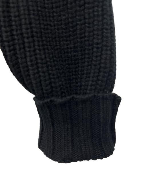 FILIPPO DE LAURENTIIS（フィリッポ・デ・ローレンティス）FILIPPO DE LAURENTIIS (フィリッポ・デ・ローレンティス) ウール カシミヤ カーディガン ブラック サイズ:46の古着・服飾アイテム