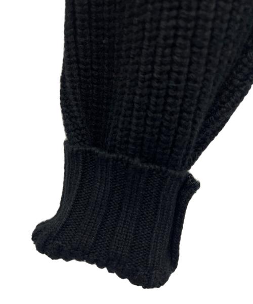 FILIPPO DE LAURENTIIS（フィリッポ・デ・ローレンティス）FILIPPO DE LAURENTIIS (フィリッポ・デ・ローレンティス) ウール カシミヤ カーディガン ブラック サイズ:46の古着・服飾アイテム