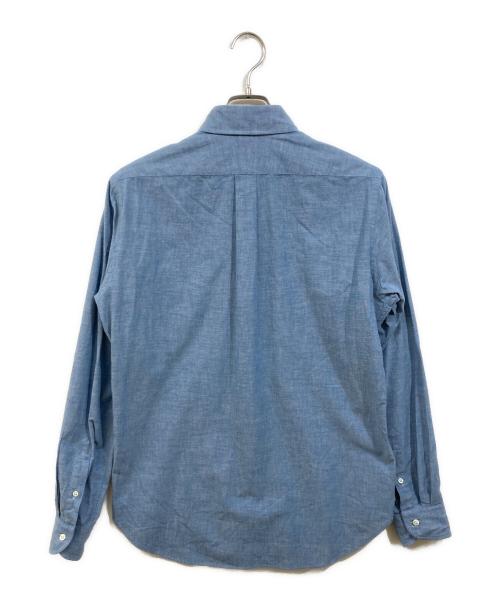 BEAMS F（ビームスエフ）BEAMS F (ビームスエフ) ライトシャンブレーボタンダウンシャツ スカイブルー サイズ:38の古着・服飾アイテム