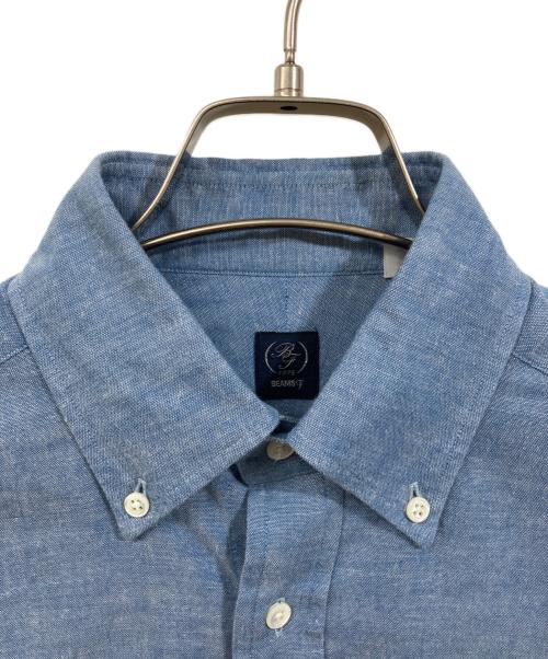 BEAMS F（ビームスエフ）BEAMS F (ビームスエフ) ライトシャンブレーボタンダウンシャツ スカイブルー サイズ:38の古着・服飾アイテム