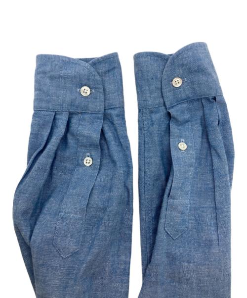 BEAMS F（ビームスエフ）BEAMS F (ビームスエフ) ライトシャンブレーボタンダウンシャツ スカイブルー サイズ:38の古着・服飾アイテム