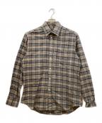 BERNARDO GIUSTI×BEAMS Fベルナルドジュスティ×ビームスエフ）の古着「ネル タータンチェック レギュラーカラーシャツ」｜グレー