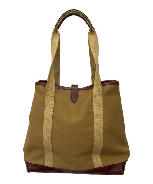 CROOTS（クルーツ）CROOTS (クルーツ) BEAMS F (ビームスエフ) 別注 キャンバス トートバッグ ブラウンの古着・服飾アイテム