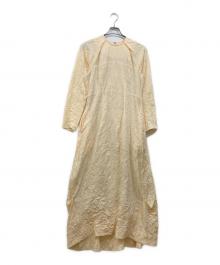 styling/（スタイリング）の古着「バックジップコクーンワンピース」｜イエロー