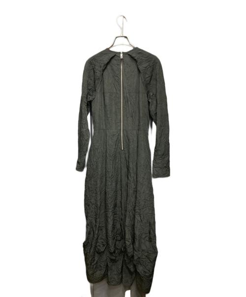 styling/（スタイリング）styling/ (スタイリング) バックジップコクーンワンピース ブラック サイズ:1の古着・服飾アイテム