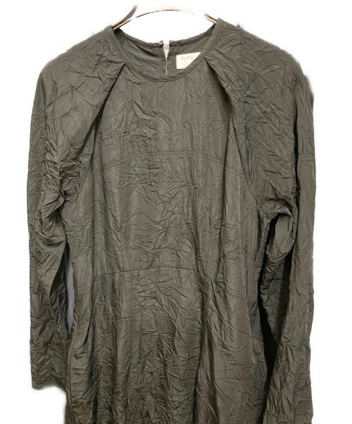 styling/（スタイリング）styling/ (スタイリング) バックジップコクーンワンピース ブラック サイズ:1の古着・服飾アイテム