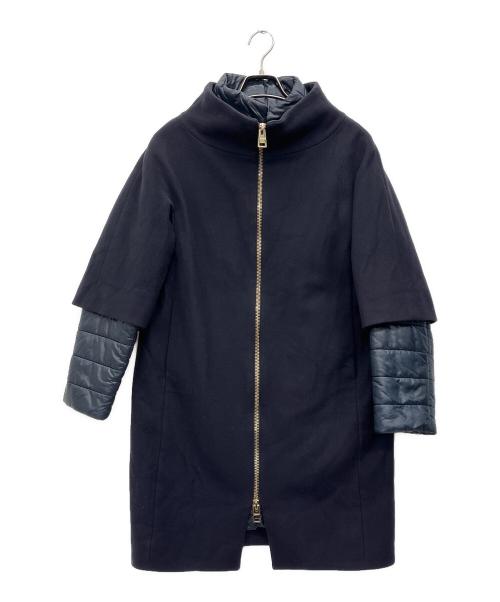 HERNO（ヘルノ）HERNO (ヘルノ) ダウンドッキングコート ネイビー サイズ:42の古着・服飾アイテム