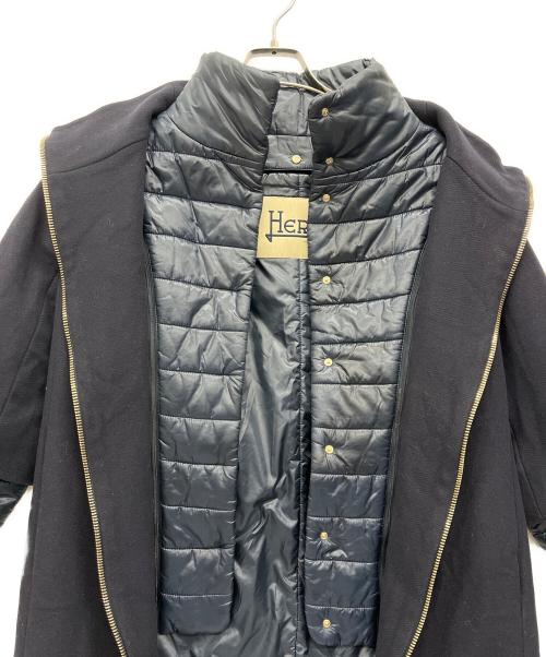 HERNO（ヘルノ）HERNO (ヘルノ) ダウンドッキングコート ネイビー サイズ:42の古着・服飾アイテム