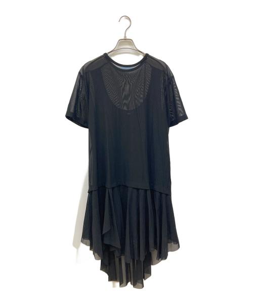 DIESEL（ディーゼル）DIESEL (ディーゼル) シアーワンピース ブラック サイズ:Sの古着・服飾アイテム