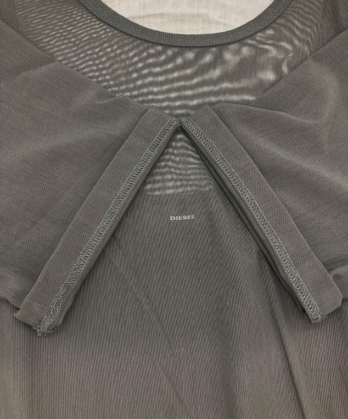 DIESEL（ディーゼル）DIESEL (ディーゼル) シアーワンピース ブラック サイズ:Sの古着・服飾アイテム