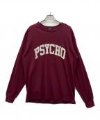 UNDERCOVERアンダーカバー）の古着「PSYCHO LS」｜ボルドー