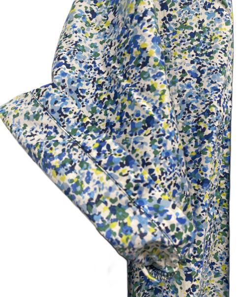 ZUCCA（ズッカ）ZUCCA (ズッカ) LIBERTY PRINTドッキングワンピース ネイビー サイズ:Ｍの古着・服飾アイテム