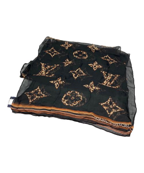 LOUIS VUITTON（ルイ ヴィトン）LOUIS VUITTON (ルイ ヴィトン) エトール エンヴィーLV ワイルドアットハート ストール ブラックの古着・服飾アイテム
