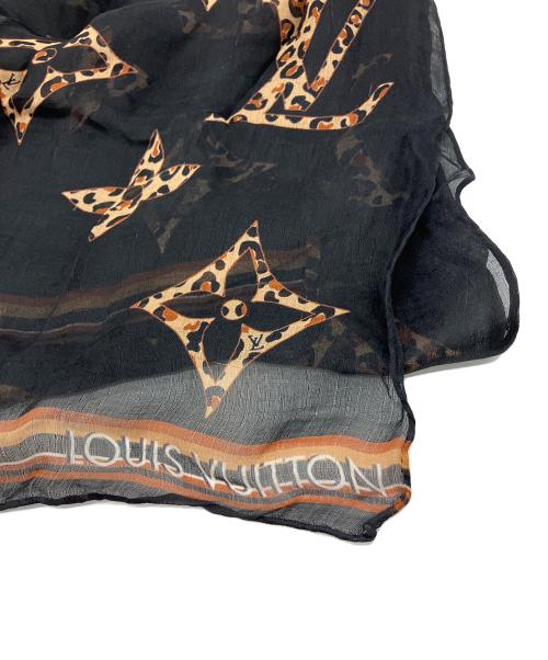 LOUIS VUITTON（ルイ ヴィトン）LOUIS VUITTON (ルイ ヴィトン) エトール エンヴィーLV ワイルドアットハート ストール ブラックの古着・服飾アイテム