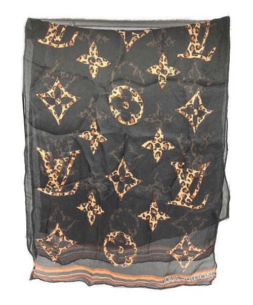 LOUIS VUITTON（ルイ ヴィトン）LOUIS VUITTON (ルイ ヴィトン) エトール エンヴィーLV ワイルドアットハート ストール ブラックの古着・服飾アイテム
