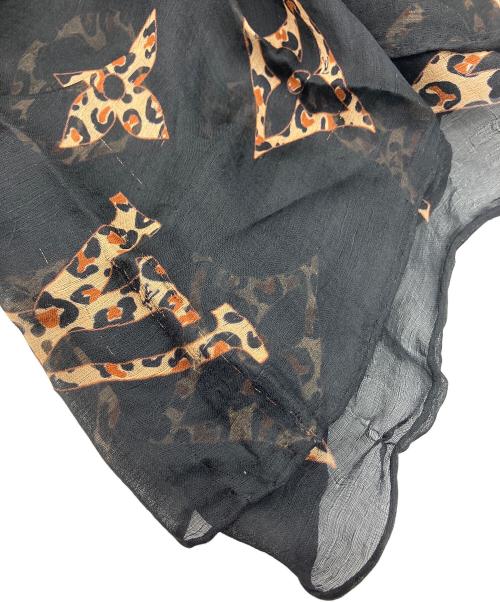 LOUIS VUITTON（ルイ ヴィトン）LOUIS VUITTON (ルイ ヴィトン) エトール エンヴィーLV ワイルドアットハート ストール ブラックの古着・服飾アイテム