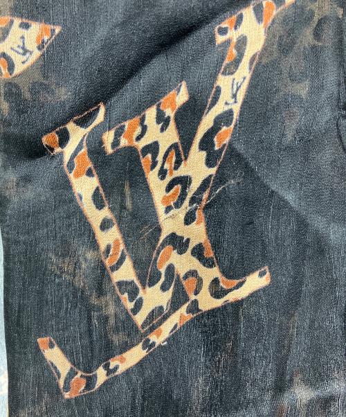 LOUIS VUITTON（ルイ ヴィトン）LOUIS VUITTON (ルイ ヴィトン) エトール エンヴィーLV ワイルドアットハート ストール ブラックの古着・服飾アイテム
