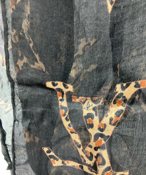 LOUIS VUITTON（ルイ ヴィトン）LOUIS VUITTON (ルイ ヴィトン) エトール エンヴィーLV ワイルドアットハート ストール ブラックの古着・服飾アイテム