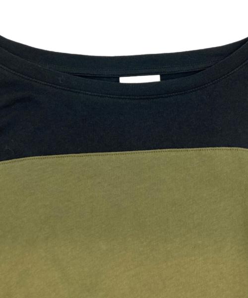 DRIES VAN NOTEN（ドリスヴァンノッテン）DRIES VAN NOTEN (ドリスヴァンノッテン) フレアスリーブボーダーカットソー ブラック サイズ:XSの古着・服飾アイテム