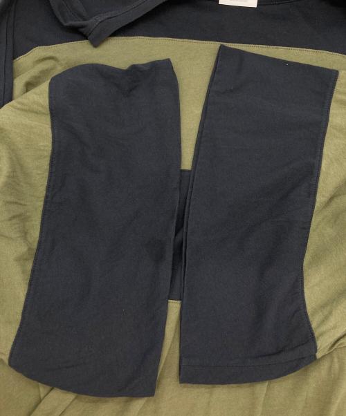 DRIES VAN NOTEN（ドリスヴァンノッテン）DRIES VAN NOTEN (ドリスヴァンノッテン) フレアスリーブボーダーカットソー ブラック サイズ:XSの古着・服飾アイテム