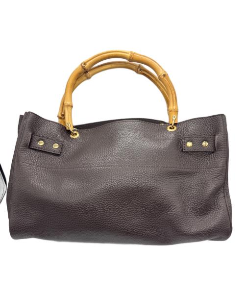 SITA PARANTICA（シータパランティカ）sita parantica (シータパランティカ) シボカワバンブーBAG ブラウンの古着・服飾アイテム