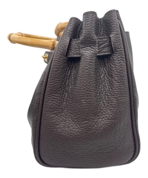 SITA PARANTICA（シータパランティカ）sita parantica (シータパランティカ) シボカワバンブーBAG ブラウンの古着・服飾アイテム