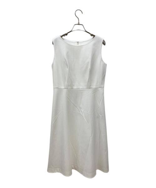 NOLLEY'S（ノーリーズ）NOLLEY'S (ノーリース) トリコットワンピース ホワイト サイズ:	SIZE 38 未使用品の古着・服飾アイテム