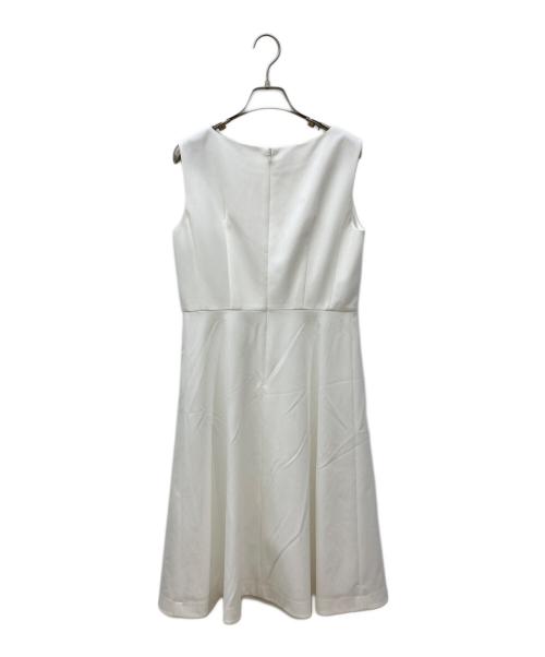 NOLLEY'S（ノーリーズ）NOLLEY'S (ノーリース) トリコットワンピース ホワイト サイズ:	SIZE 38 未使用品の古着・服飾アイテム