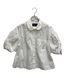 Simone Rocha（シモーネ ロシャ）の古着「パフスリーブブラウス」｜ホワイト