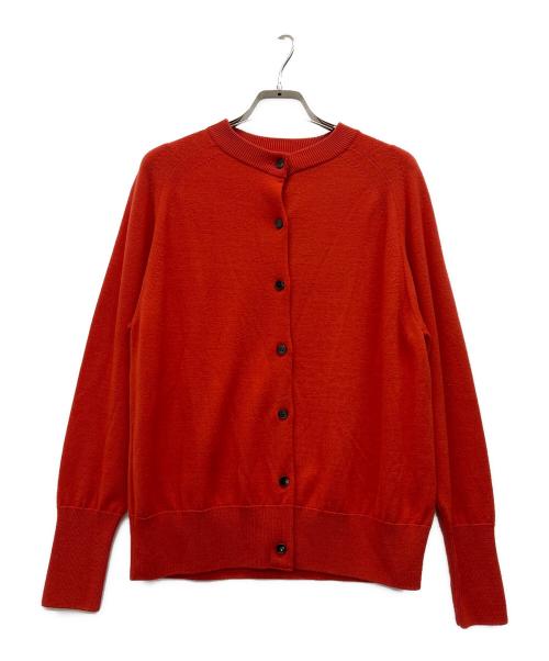 BATONER（バトナ―）BATONER (バトナ―) BABY WOOL CREW NECK CARDIGAN レッド サイズ:1の古着・服飾アイテム