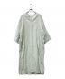 ORCIVAL（オーシバル）の古着「リネンカフタンワンピース」｜ライトグリーン